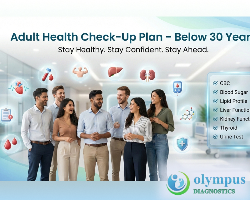 ADULT HEALTH CHECK UP PLAN AGED BELOW 30