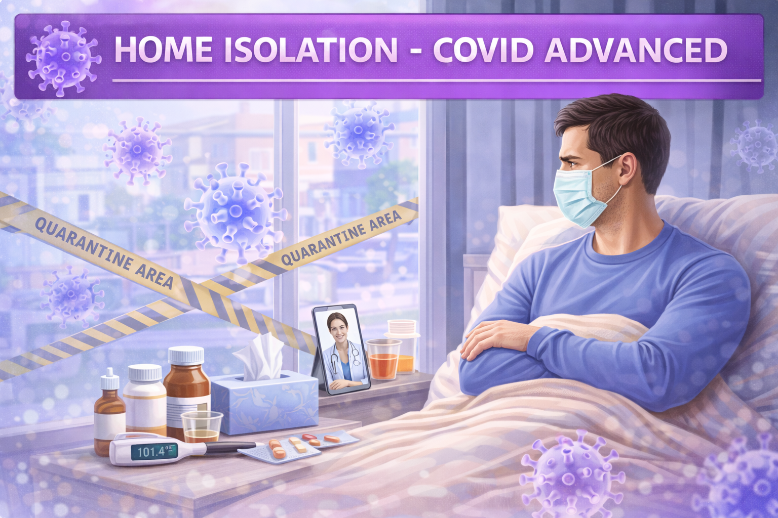 Home isolation - covid advanced