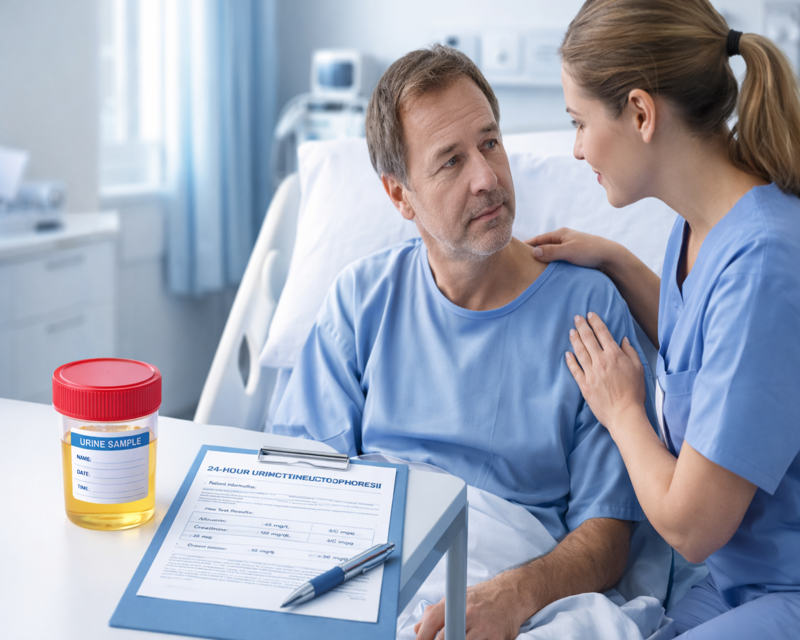 24HOURS URINE PROTEIN ELETROPHORESIS